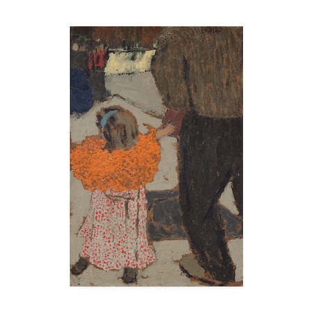 Edouard Vuillard 'Child Wearing A Red Scarf' Canvas Art,16x24